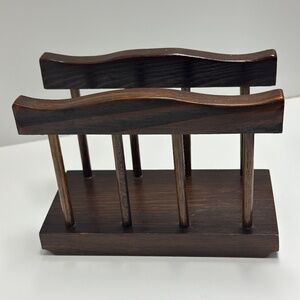 Vintage Wooden Napkin Holder